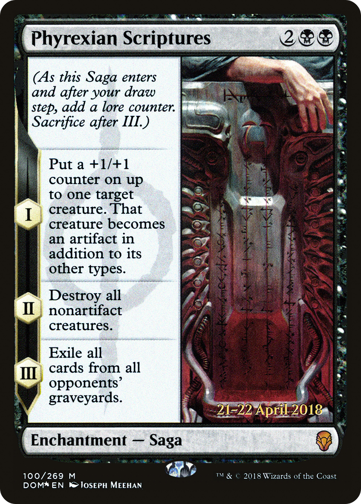 Phyrexian Scriptures [Dominaria Prerelease Promos] - The Mythic Store | 24h Order Processing