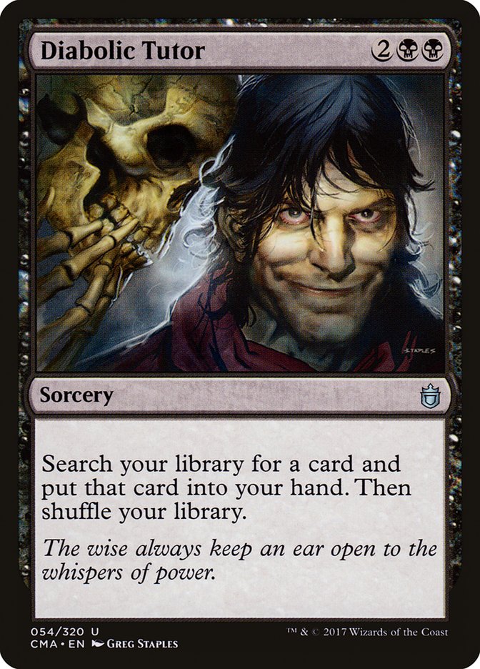 Diabolic Tutor [Commander Anthology] - The Mythic Store | 24h Order Processing