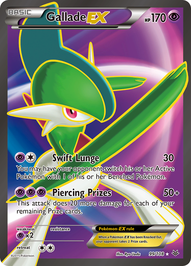 Gallade EX (99/108) [XY: Roaring Skies] - The Mythic Store | 24h Order Processing