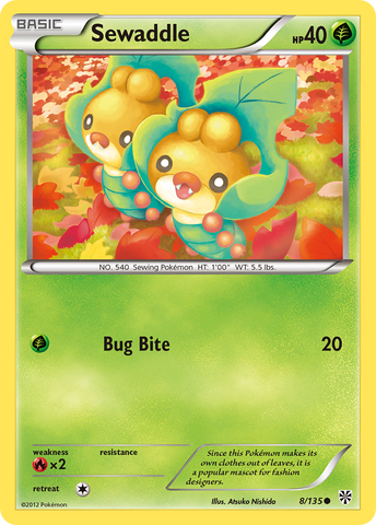 Sewaddle (8/135) [Black & White: Plasma Storm] - The Mythic Store | 24h Order Processing