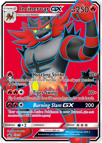 Incineroar GX (SM38) [Sun & Moon: Black Star Promos] - The Mythic Store | 24h Order Processing