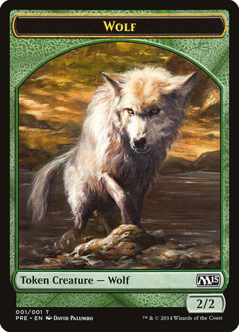 Wolf Token [Magic 2015 Prerelease Promos] - The Mythic Store | 24h Order Processing