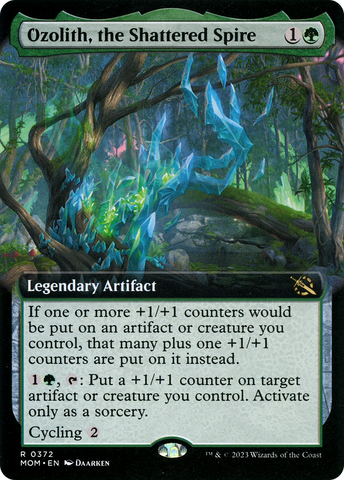 Ozolith, the Shattered Spire (Extended Art) [March of the Machine] - The Mythic Store | 24h Order Processing