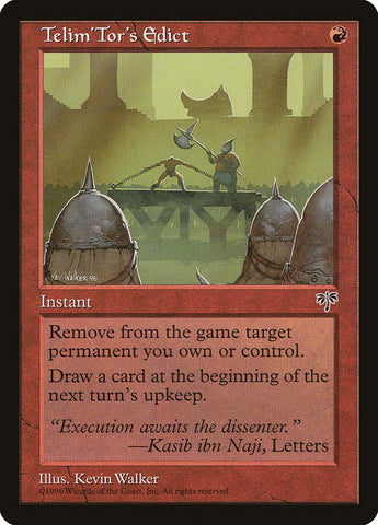 Telim'Tor's Edict [Mirage] - The Mythic Store | 24h Order Processing