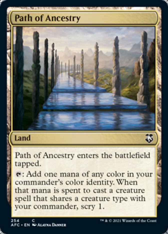 Path of Ancestry [Dungeons & Dragons: Adventures in the Forgotten Realms Commander] - The Mythic Store | 24h Order Processing
