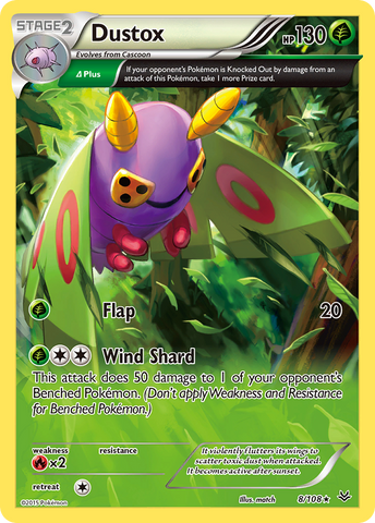 Dustox (8/108) [XY: Roaring Skies] - The Mythic Store | 24h Order Processing