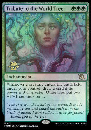 Tribute to the World Tree [March of the Machine Prerelease Promos] - The Mythic Store | 24h Order Processing