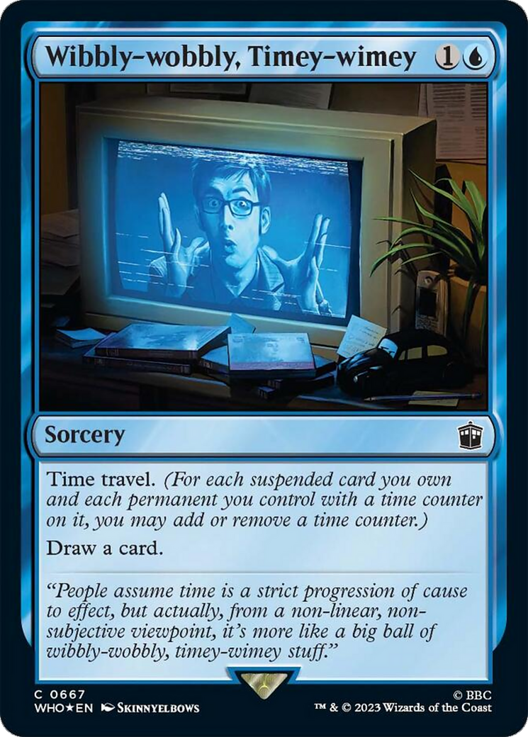 Wibbly-wobbly, Timey-wimey (Surge Foil) [Doctor Who] - The Mythic Store | 24h Order Processing