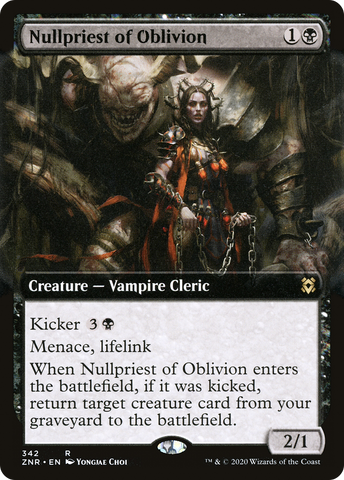 Nullpriest of Oblivion (Extended Art) [Zendikar Rising] - The Mythic Store | 24h Order Processing