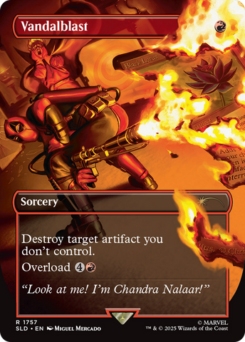 Vandalblast (1757) (Rainbow Foil) [Secret Lair Drop Series] - The Mythic Store | 24h Order Processing