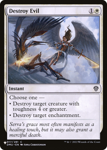 Destroy Evil [The List] - The Mythic Store | 24h Order Processing