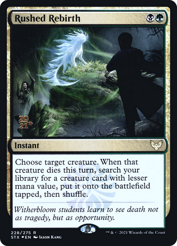 Rushed Rebirth [Strixhaven: School of Mages Prerelease Promos] - The Mythic Store | 24h Order Processing