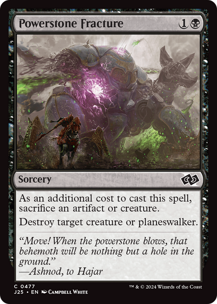 Powerstone Fracture [Foundations Jumpstart] - The Mythic Store | 24h Order Processing