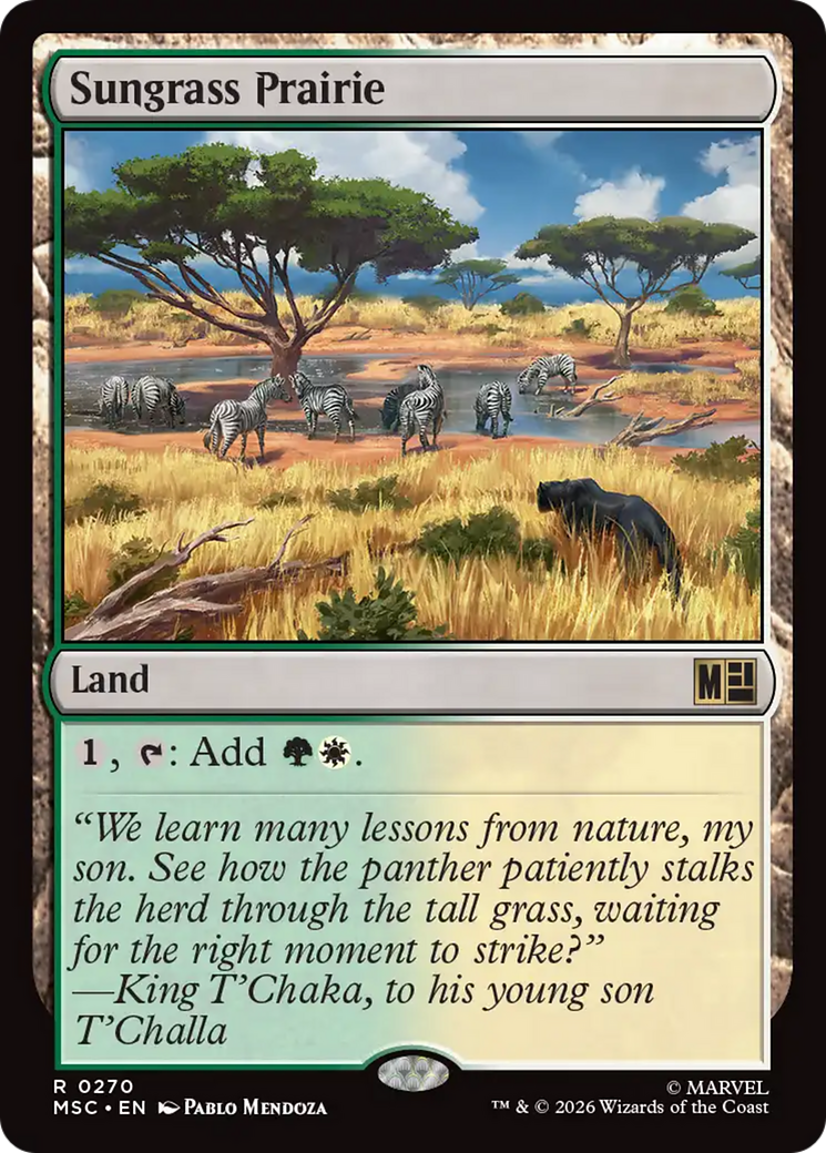 Sungrass Prairie (Surge Foil) [Marvel Super Heroes Commander] - The Mythic Store | 24h Order Processing