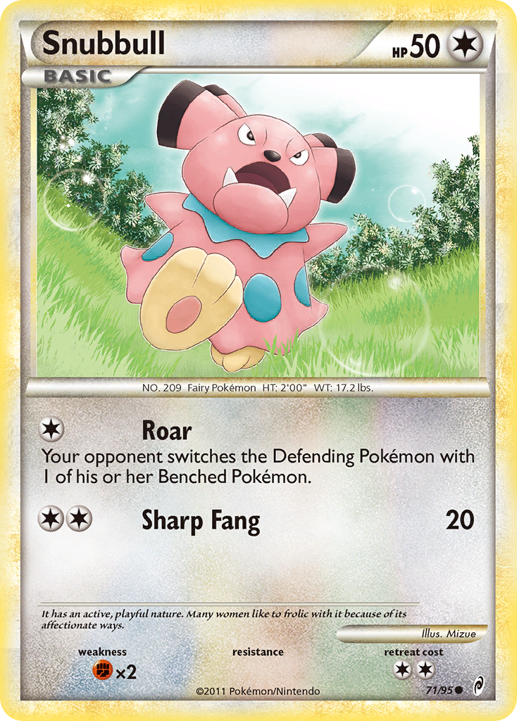 Snubbull (71/95) [HeartGold & SoulSilver: Call of Legends] - The Mythic Store | 24h Order Processing