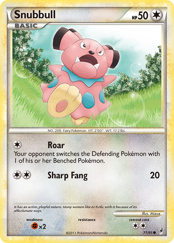 Snubbull (71/95) [HeartGold & SoulSilver: Call of Legends] - The Mythic Store | 24h Order Processing