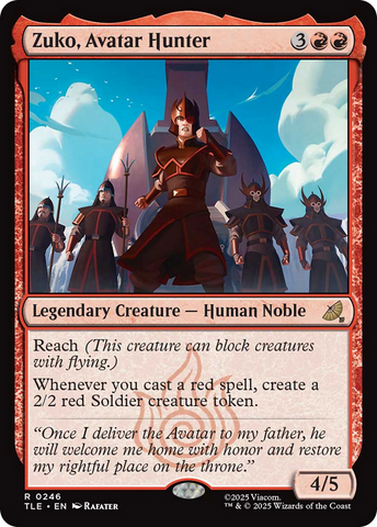 Zuko Tutorial Theme Card [Avatar: The Last Airbender: Eternal-Legal] - The Mythic Store | 24h Order Processing