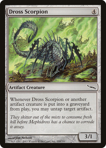 Dross Scorpion [Mirrodin] - The Mythic Store | 24h Order Processing
