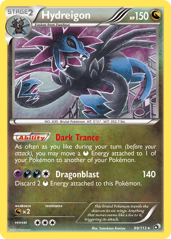 Hydreigon (99/113) [Black & White: Legendary Treasures] - The Mythic Store | 24h Order Processing