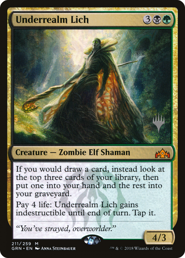 Underrealm Lich (Promo Pack) [Guilds of Ravnica Promos] - The Mythic Store | 24h Order Processing