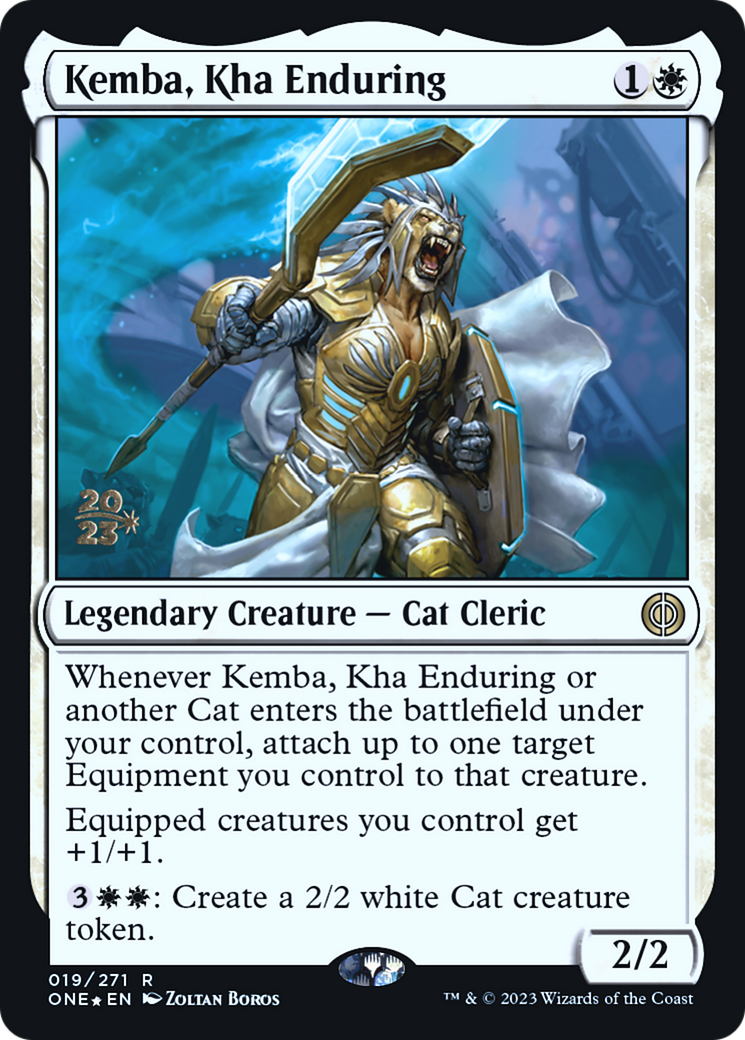 Kemba, Kha Enduring [Phyrexia: All Will Be One Prerelease Promos] - The Mythic Store | 24h Order Processing