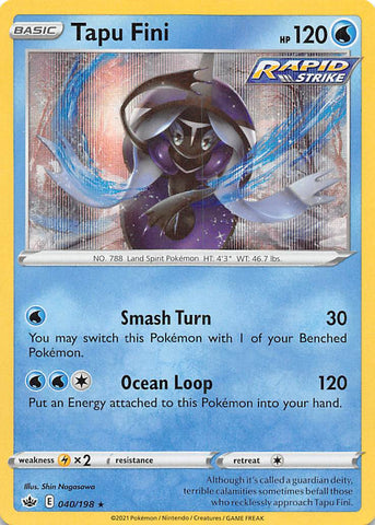 Tapu Fini (040/198) [Sword & Shield: Chilling Reign] - The Mythic Store | 24h Order Processing