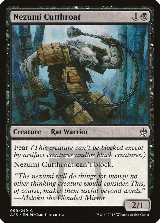 Nezumi Cutthroat [Masters 25] - The Mythic Store | 24h Order Processing
