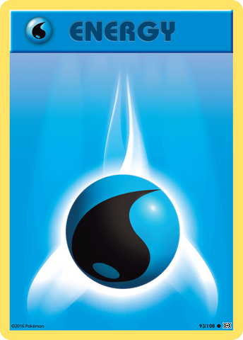 Water Energy (93/108) [XY: Evolutions] - The Mythic Store | 24h Order Processing