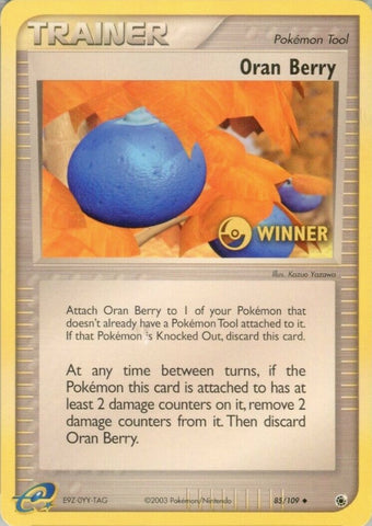 Oran Berry (85/109) (Winner) [EX: Ruby & Sapphire] - The Mythic Store | 24h Order Processing