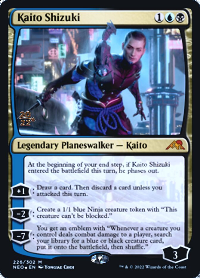 Kaito Shizuki [Kamigawa: Neon Dynasty Prerelease Promos] - The Mythic Store | 24h Order Processing