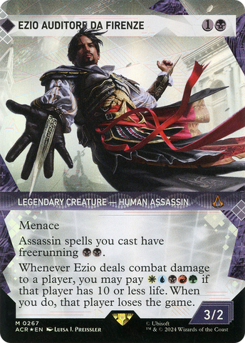 Ezio Auditore da Firenze (Showcase) (Textured Foil) [Assassin's Creed] - The Mythic Store | 24h Order Processing