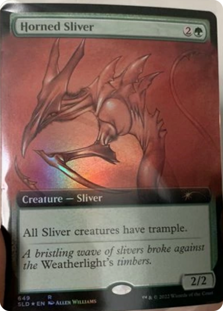 Horned Sliver (Extended Art) [Secret Lair Drop Promos] - The Mythic Store | 24h Order Processing