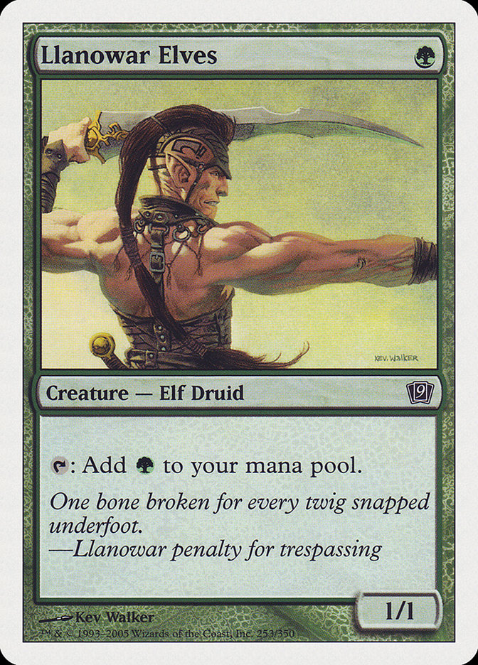 Llanowar Elves (9th Edition) [Oversize Cards] - The Mythic Store | 24h Order Processing