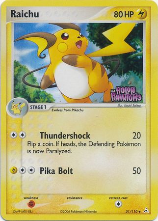 Raichu (51/110) (Stamped) [EX: Holon Phantoms] - The Mythic Store | 24h Order Processing