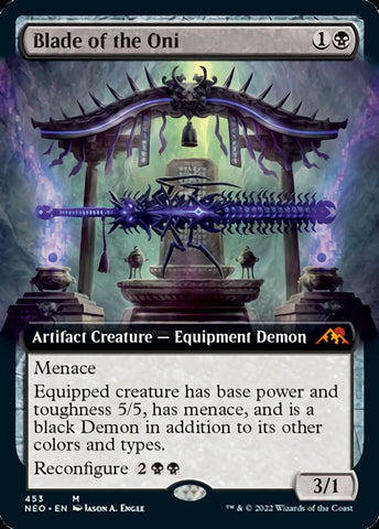 Blade of the Oni (Extended Art) [Kamigawa: Neon Dynasty] - The Mythic Store | 24h Order Processing