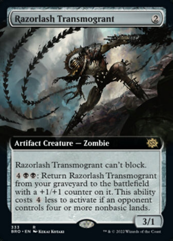 Razorlash Transmogrant (Extended Art) [The Brothers' War] - The Mythic Store | 24h Order Processing