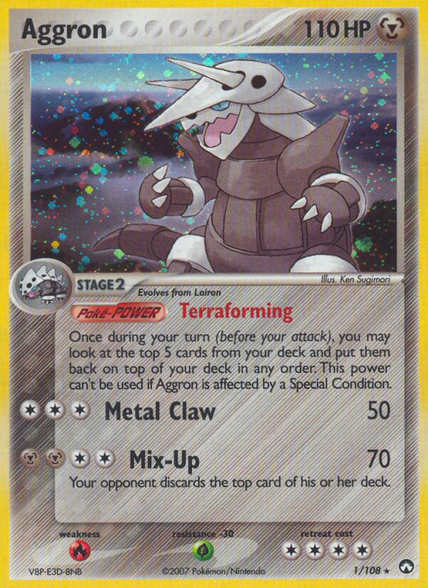 Aggron (1/108) [EX: Power Keepers] - The Mythic Store | 24h Order Processing