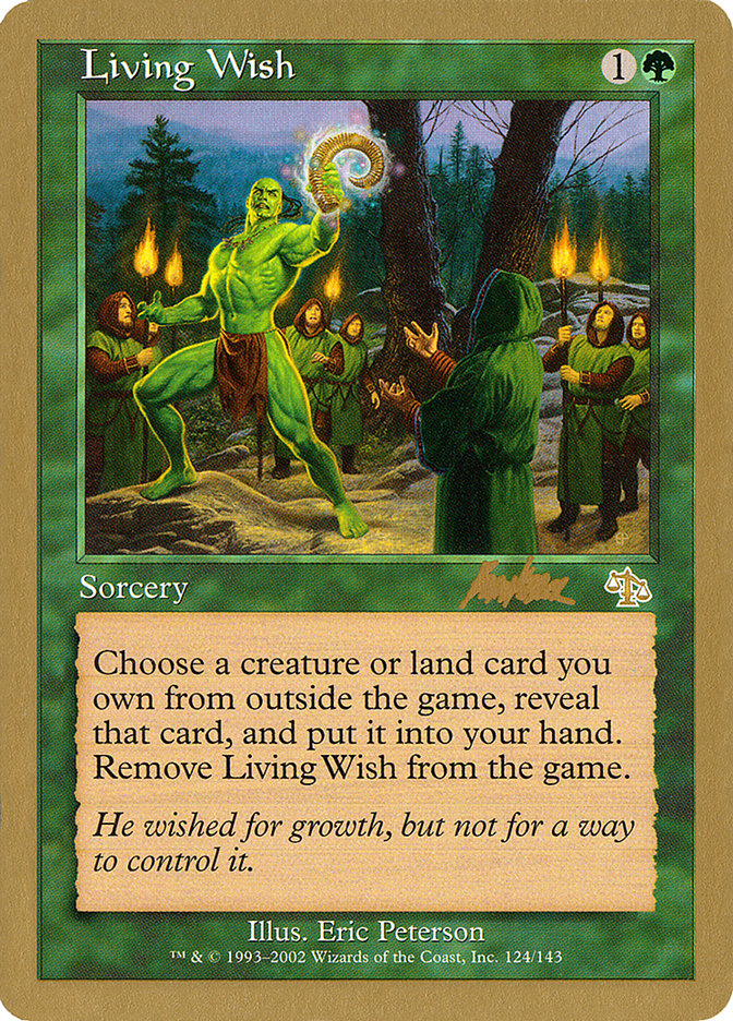 Living Wish (Brian Kibler) [World Championship Decks 2002] - The Mythic Store | 24h Order Processing