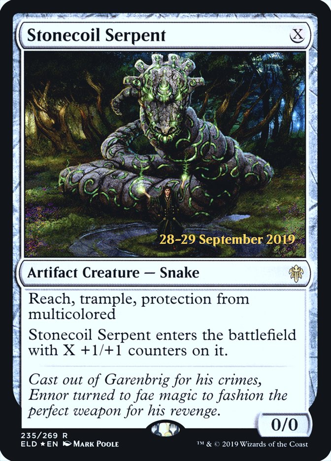 Stonecoil Serpent [Throne of Eldraine Prerelease Promos] - The Mythic Store | 24h Order Processing