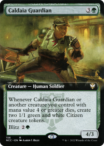 Caldaia Guardian (Extended Art) [Streets of New Capenna Commander] - The Mythic Store | 24h Order Processing