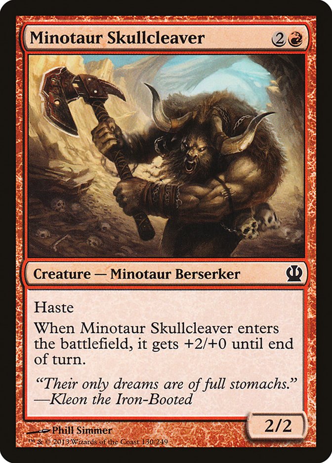 Minotaur Skullcleaver [Theros] - The Mythic Store | 24h Order Processing