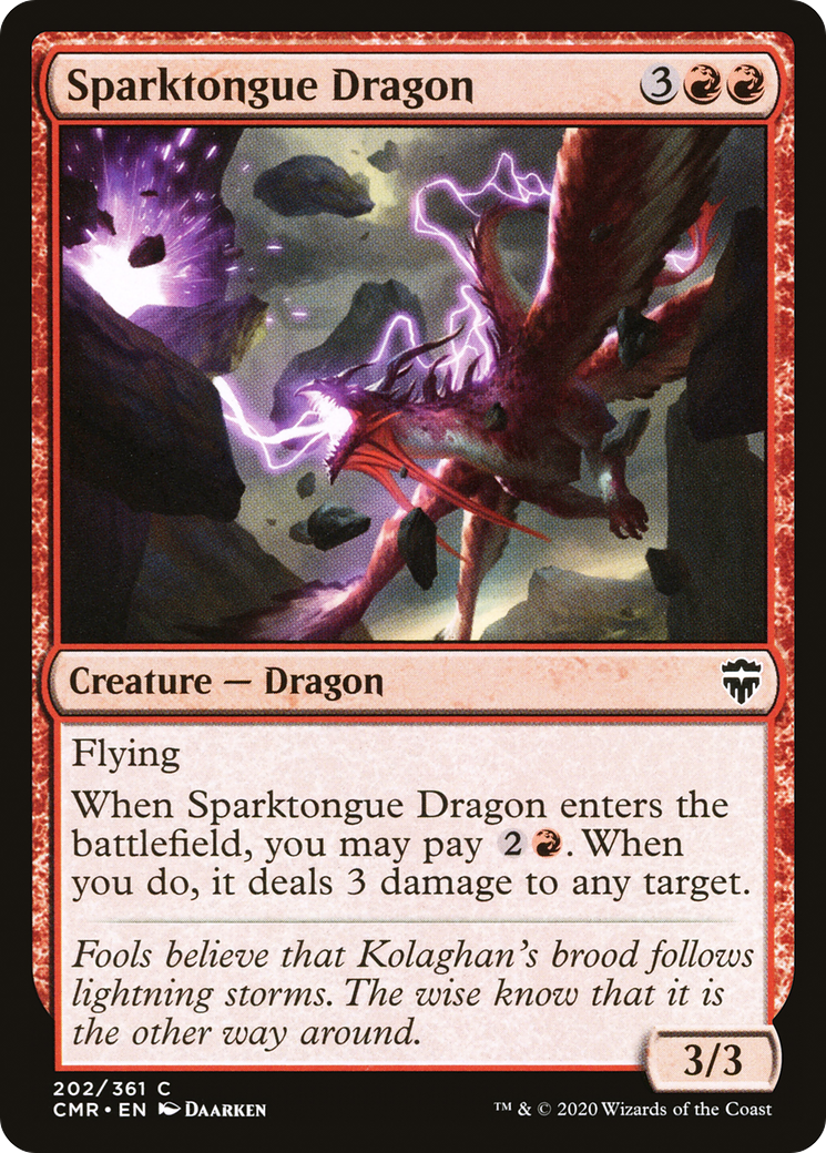 Sparktongue Dragon [Commander Legends] - The Mythic Store | 24h Order Processing