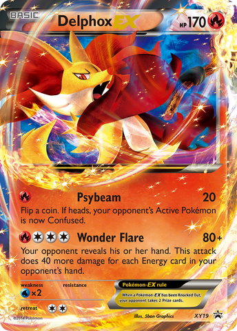Delphox EX (XY19) [XY: Black Star Promos] - The Mythic Store | 24h Order Processing