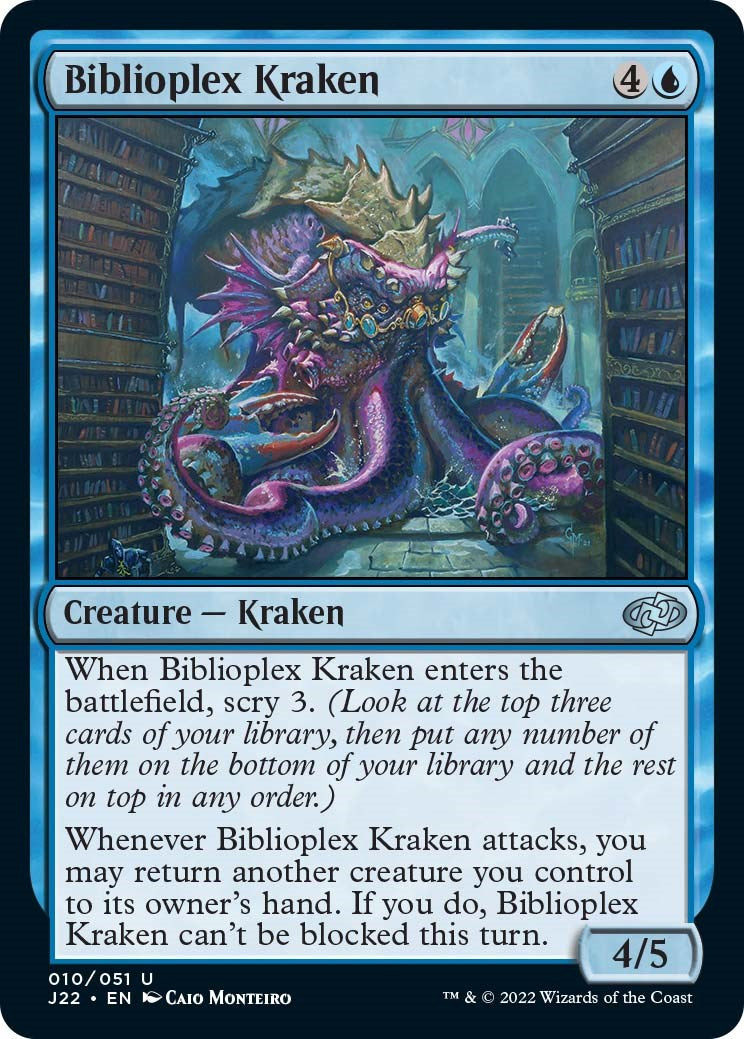 Biblioplex Kraken [Jumpstart 2022] - The Mythic Store | 24h Order Processing