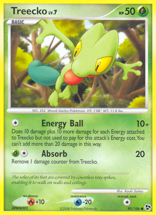 Treecko (90/106) [Diamond & Pearl: Great Encounters] - The Mythic Store | 24h Order Processing