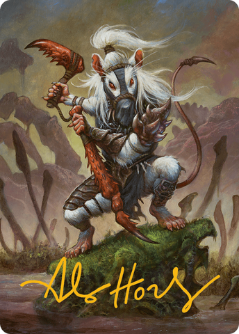 Ink-Eyes, Servant of Oni Art Card (Gold-Stamped Signature) [Bloomburrow Art Series] - The Mythic Store | 24h Order Processing