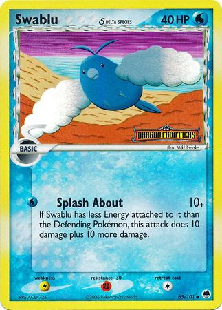 Swablu (65/101) (Delta Species) (Stamped) [EX: Dragon Frontiers] - The Mythic Store | 24h Order Processing