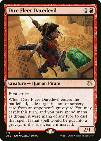 Dire Fleet Daredevil [Dungeons & Dragons: Adventures in the Forgotten Realms Commander] - The Mythic Store | 24h Order Processing
