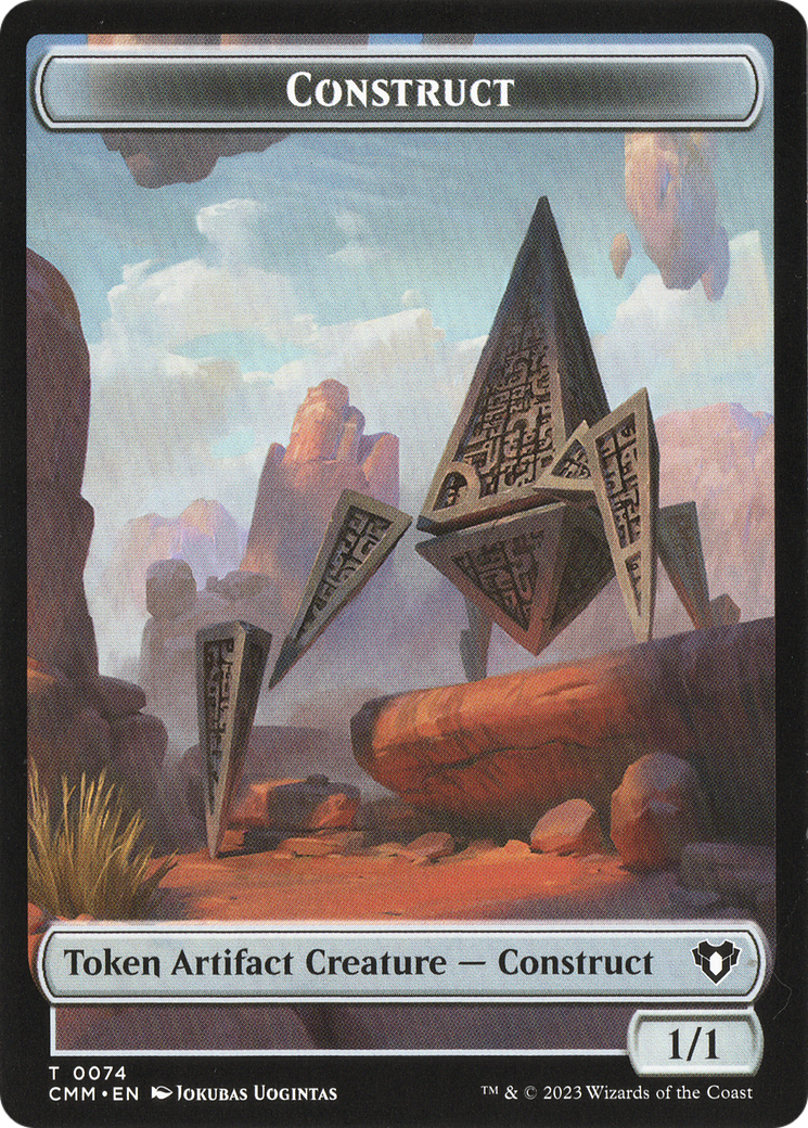 Thopter // Construct (0074) Double-Sided Token [Commander Masters Tokens] - The Mythic Store | 24h Order Processing