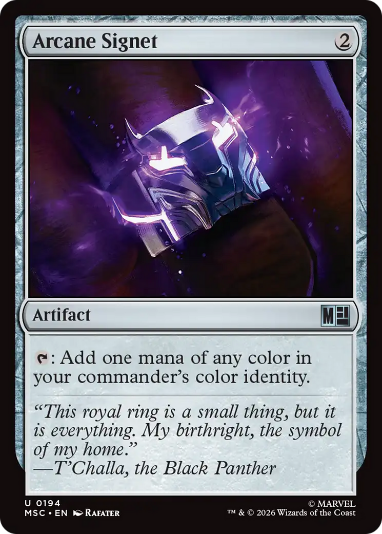 Arcane Signet (0194) [Marvel Super Heroes Commander] - The Mythic Store | 24h Order Processing